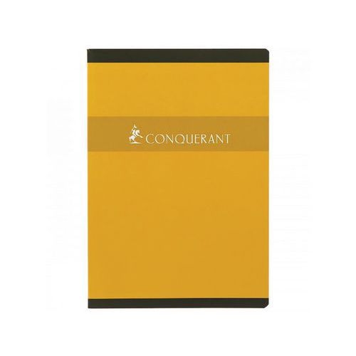CONQUERANT Cahier A4 Grands Carreaux Seyès 96 Pages Agrafées Couverture Carte Coloris Assortis - Image 5