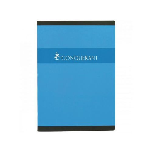 CONQUERANT Cahier A4 Grands Carreaux Seyès 96 Pages Agrafées Couverture Carte Coloris Assortis - Image 3