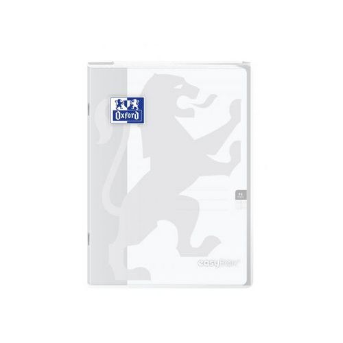 OXFORD Cahier EasyBook A4 Grands Carreaux Seyès 96 Pages Agrafées Couverture Polypro Incolore - Image 2