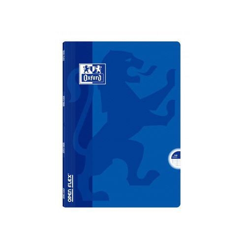 OXFORD Cahier OpenFlex A4 Grands Carreaux Seyès 140 Pages Agrafées Couverture Polypro Coloris Assortis - Image 2