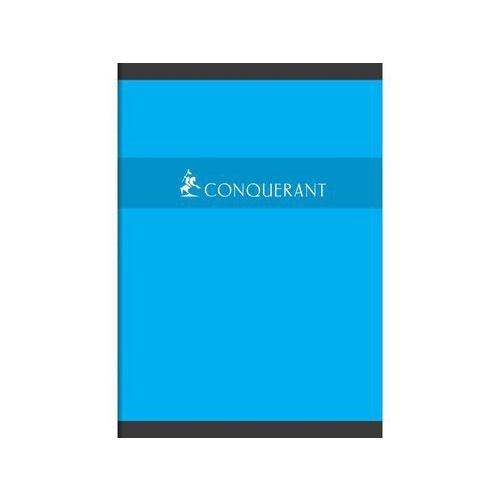 CONQUERANT Cahier A4 Grands Carreaux Seyès 192 Pages Agrafées Couverture Carte Coloris Assortis - Image 3
