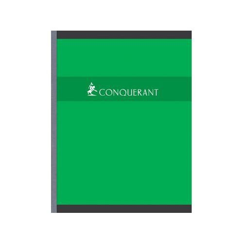 CONQUERANT Cahier 17x22cm Petits Carreaux 5mm 192 Pages Brochées Couverture Carte Coloris Assortis - Image 3