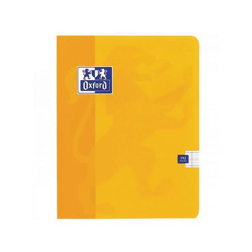 OXFORD Carnet Color Life 17x22cm Grands Carreaux Seyès 192 Pages Brochées Couverture Carte Coloris Assortis - Image 3