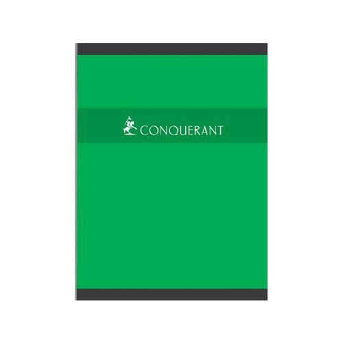 CONQUERANT Cahier 24x32cm Petits Carreaux 5mm 192 Pages Brochées Couverture Carte Coloris Assortis - Image 3