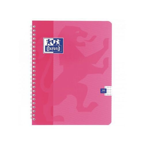 OXFORD Cahier Color Life 17x22cm Petits Carreaux 5mm 100 Pages Reliure Intégrale Couverture Carte Coloris Asso - Image 3