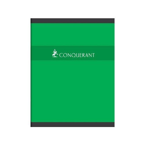 CONQUERANT Cahier 17x22cm Grands Carreaux Seyès 140 Pages Agrafées Couverture Carte Coloris Assortis - Image 5