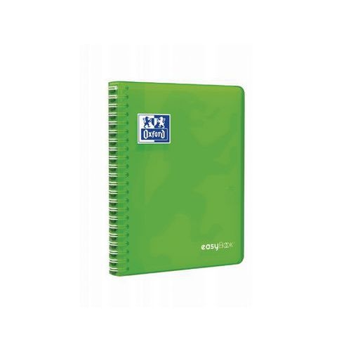 OXFORD Cahier EasyBook 17x22cm Grands Carreaux Seyès 160 Pages Reliure Intégrale Couverture Polypro Coloris As - Image 2