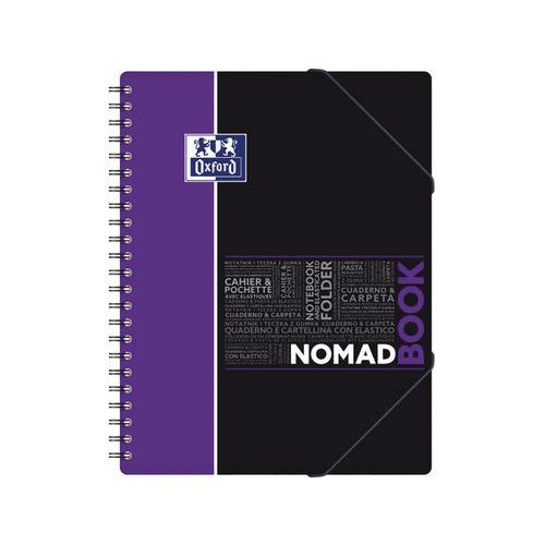 OXFORD Cahier Etudiants Nomadbook A4+ Ligné 7mm 160 Pages Reliure Intégrale Couverture Polypro Coloris Assorti - Image 2