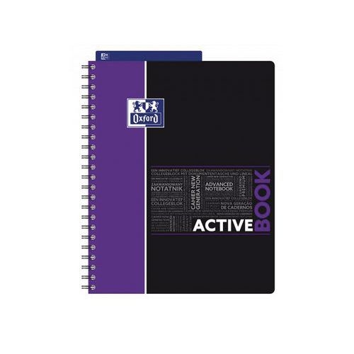 OXFORD Cahier Etudiants Activebook A4+ Grands Carreaux Seyès 160 Pages Reliure Intégrale Couverture Polypro Co - Image 5