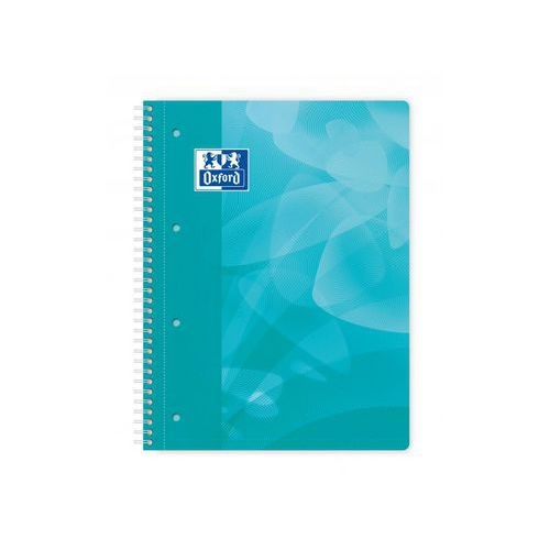 OXFORD Cahier Lagoon A4+ Grands Carreaux Seyès 160 Pages Reliure Intégrale Couverture Polypro Coloris Assortis - Image 2