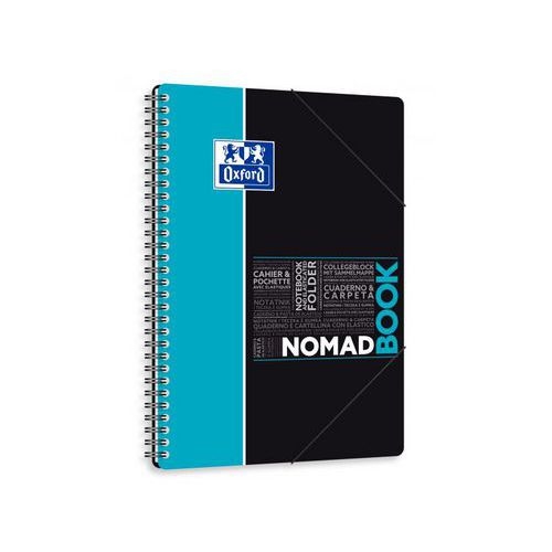 OXFORD Cahier Etudiants Nomadbook B5 Grands Carreaux Seyès 160 Pages Reliure Intégrale Couverture Polypro Colo - Image 2