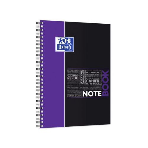 OXFORD Cahier Etudiants Notebook B5 Grands Carreaux Seyès 160 Pages Reliure Intégrale Couverture Carte Polypro - Image 4