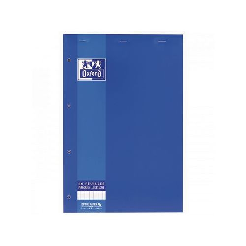 OXFORD Bloc-Notes Color Life A4+ Grands Carreaux Seyès 160 Pages Reliure Agrafée Tête Couverture Carte Coloris - Image 5