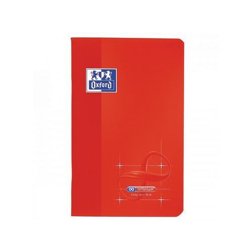 OXFORD Carnet Infinium 9x14cm Petits Carreaux 5mm 96 Pages Agrafées Couverture Synthétique Coloris Assortis - Image 4