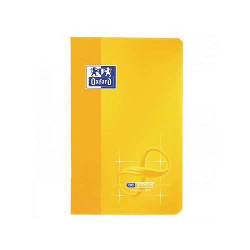 OXFORD Carnet Infinium 9x14cm Petits Carreaux 5mm 96 Pages Agrafées Couverture Synthétique Coloris Assortis - Image 2