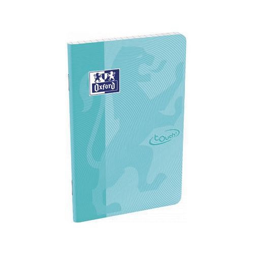 OXFORD Carnet Touch' 9x14cm Petits Carreaux 5mm 96 Pages Agrafées Couverture Carte Coloris Assorti - Image 3