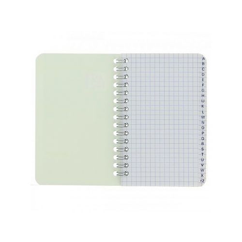 OXFORD Répertoire Color Life 9x14cm Petits Carreaux 5mm 100 Pages Reliure Intégrale Couverture Carte Coloris A - Image 2