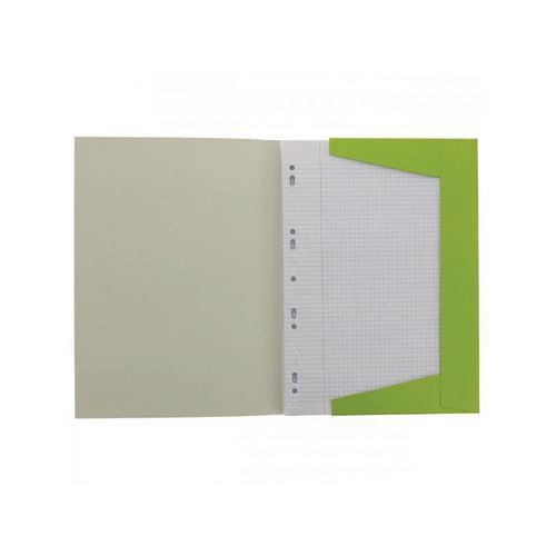 OXFORD Copies Doubles A4 Petits Carreaux 5mm Margés 200 Pages Etui Carte Vert - Image 4