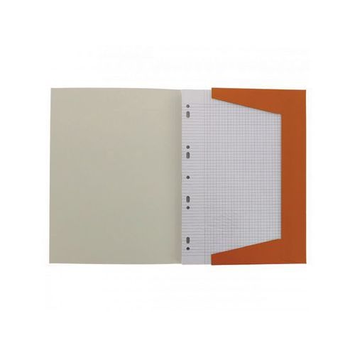 OXFORD Feuilles Simples A4 Petits Carreaux 5mm Margés 200 Pages Etui Carte Orange - Image 3