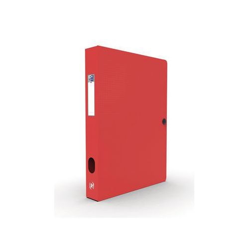 Boîte Capacité Standard Memphis 24x32cm Dos 40mm avec Bouton Pression Couverture Polypro Coloris Assortis - Image 3