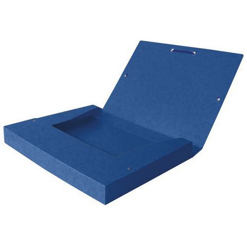 OXFORD Boite Capacité Standard Top File+ 24x32cm Dos 25mm avec Elastique Couverture Carte Coloris Assortis - Image 3