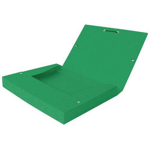 OXFORD Boite Capacité Standard Top File+ 24x32cm Dos 40mm avec Elastique Couverture Carte Coloris Assortis - Image 3