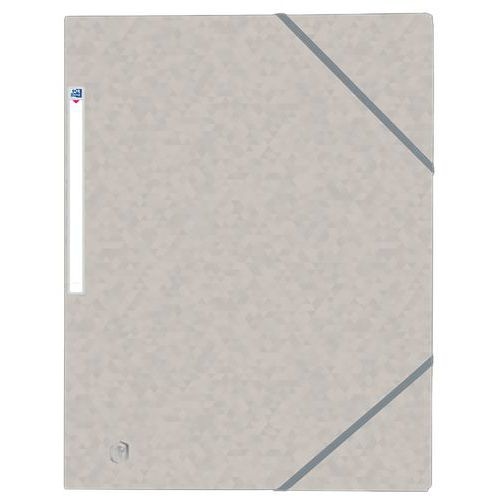 OXFORD Chemise 3 Rabats Top File + A4 avec Elastique Couverture Carte Beige - Image 2