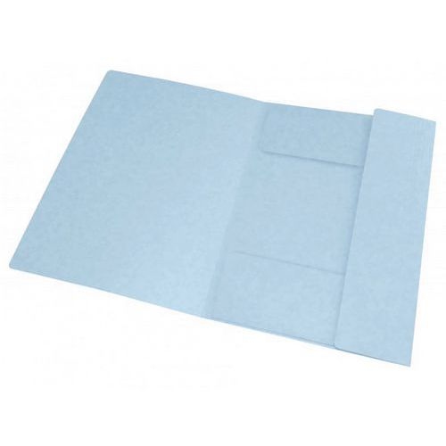 OXFORD Chemise 3 Rabats Top File + A4 avec Elastique Couverture Carte Bleu Pastel - Image 2