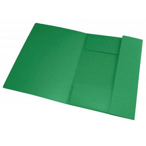 OXFORD Chemise 3 Rabats Top File + A4 avec Elastique Couverture Carte Vert - Image 3