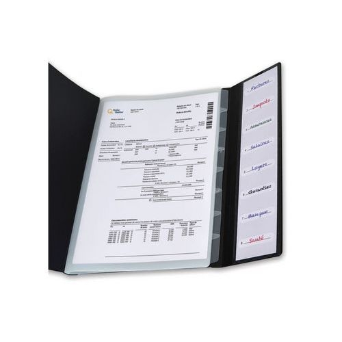 Trieur Standard Osmose A4 8 Positions Couverture Polypro Coloris Assortis - Image 2