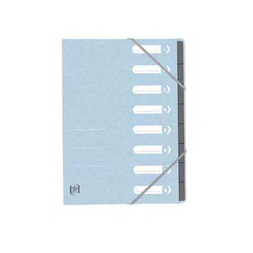 TRIEUR OXFORD TOP FILE+ A4 AGRAFE 8 POSITIONS ASSORTIS PASTEL - Image 2