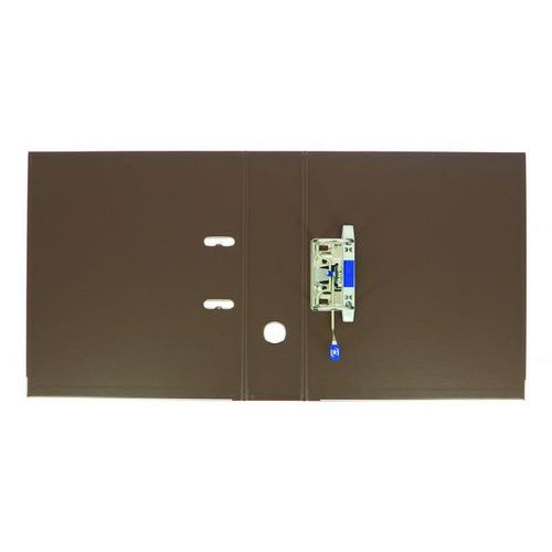 OXFORD Classeur à Levier Smart Pro+ A4XL Dos 80mm 2 Anneaux en D Couverture Polypro Rembordée Marron - Image 2