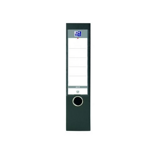 OXFORD Classeur à Levier Smart Pro+ A4XL Dos 80mm 2 Anneaux en D Couverture Polypro Rembordée Noir - Image 2