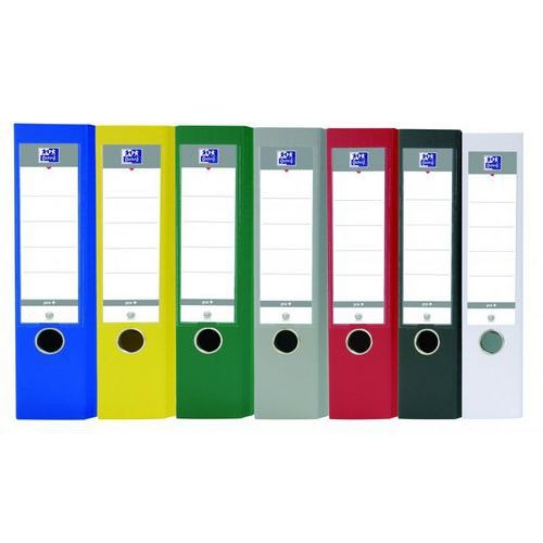 OXFORD Classeur à Levier Smart Pro+ A4XL Dos 80mm 2 Anneaux en D Couverture Polypro Rembordée Rembordée Colori - Image 2