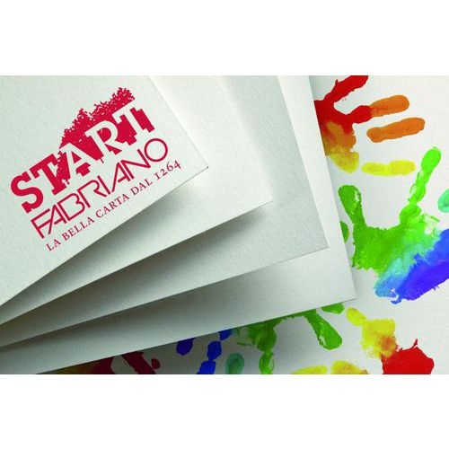Paquet 200 feuilles Start dessin blanc 24x32 160g Fabriano - Image 2