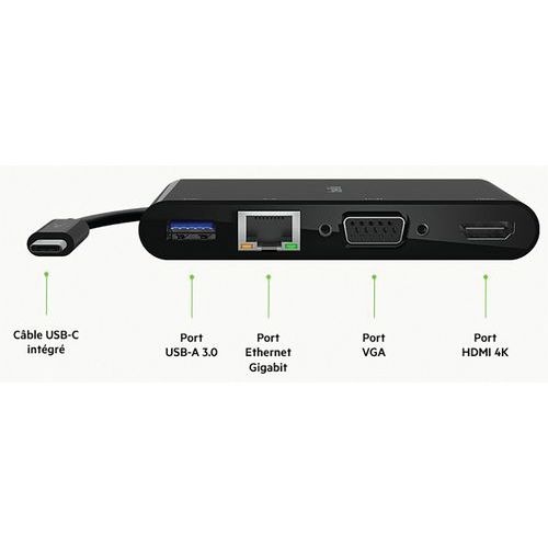 Adaptateur USB-C multimédia + recharge (100 W) - Belkin - Image 5