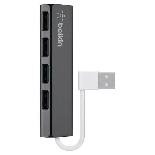 Hub de Voyage 4 Ports USB 2.0 noir - Belkin - Image principale