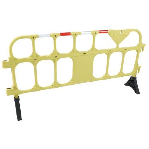 Barrière plastique avec pieds - Image 2