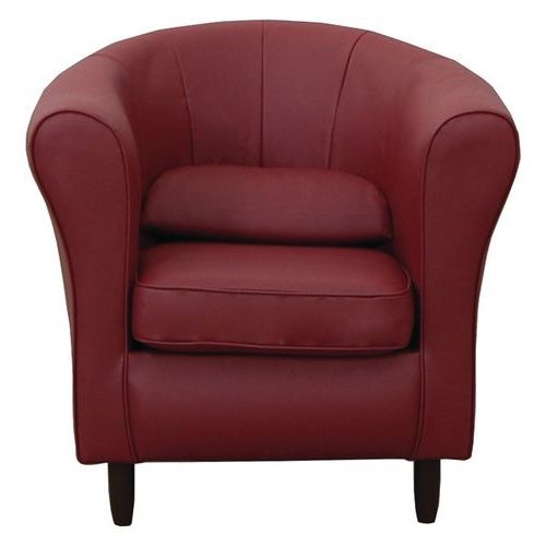 Fauteuil accueil Marta enduit PVC MMP - Image 2