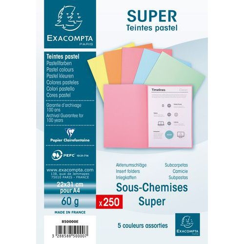 Paquet de 250 sous-chemises 22 x 31 cm 60g - Image 2