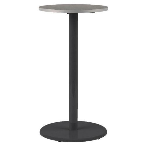Mange-debout Menorca hauteur 110 cm Ø 60 cm pied peint - Mobidecor - Image 3