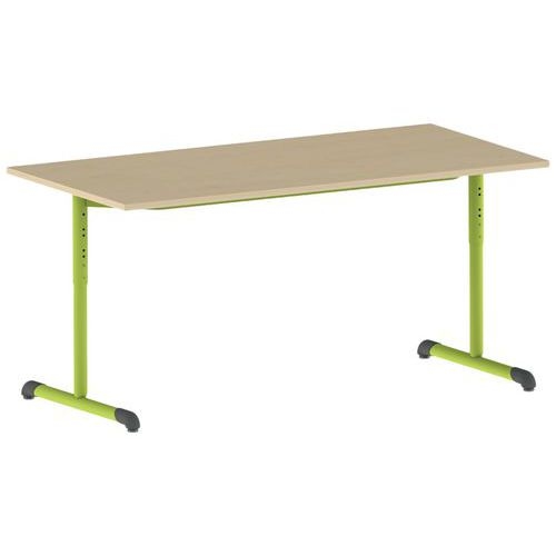 Table Bandana réglable T3 à T6 dégagement latéral stratifié Mobidecor - Image principale