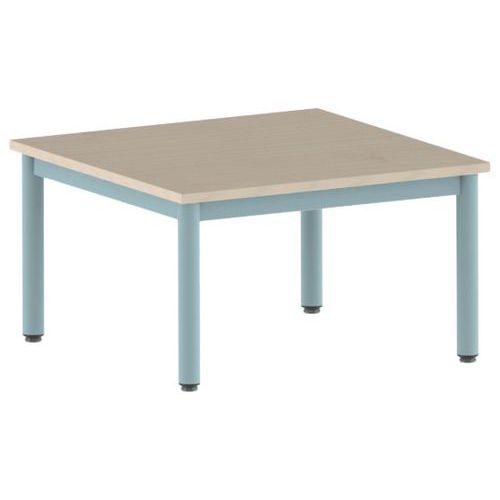 Table Carélie carrée 80 x 80 cm fixe 4 pieds stratifié Mobidecor - Image 4