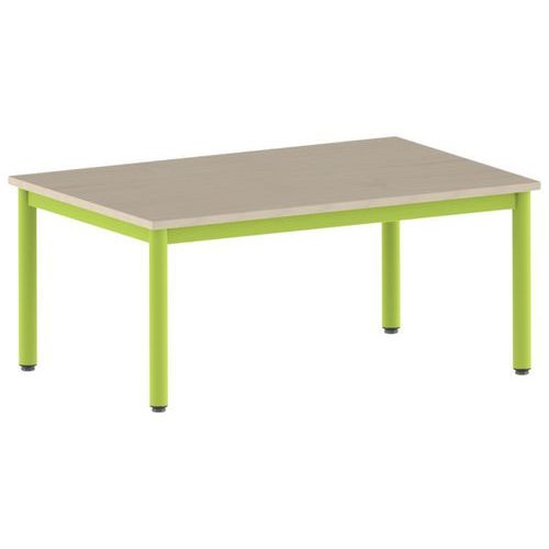 Table Carélie rectangulaire 120 x 80 cm fixe 4 pieds stratifié - Image 7