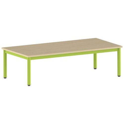 Table Carélie rectangulaire 160 x 80 cm fixe 4 pieds stratifié - Image 2