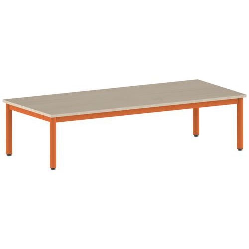 Table Carélie rectangulaire 180 x 80 cm fixe 4 pieds stratifié - Image 5