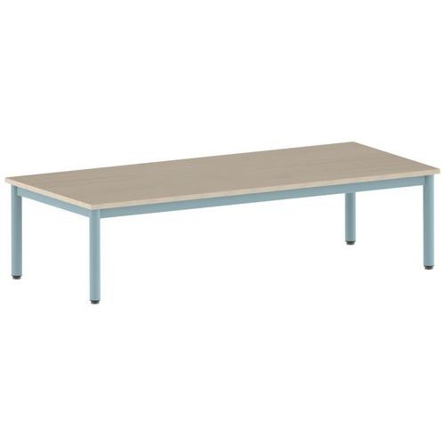 Table Carélie rectangulaire 180 x 80 cm fixe 4 pieds stratifié - Image 3