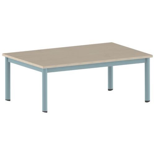 Table Carélie rectangulaire 120 x 80 cm mobile 4 pieds stratifié - Image 7