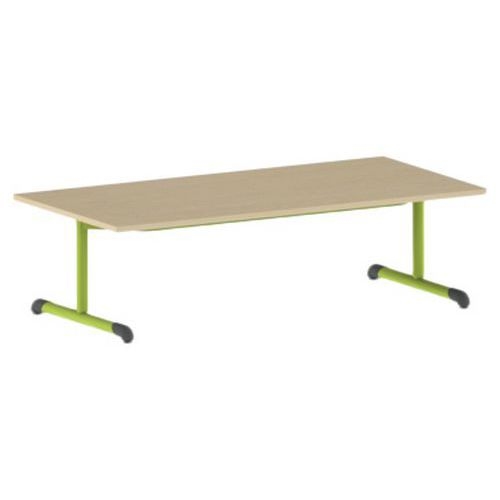 Table Bandana 160 x 80 cm fixe dégagement latéral stratifié Mobidecor - Image 2
