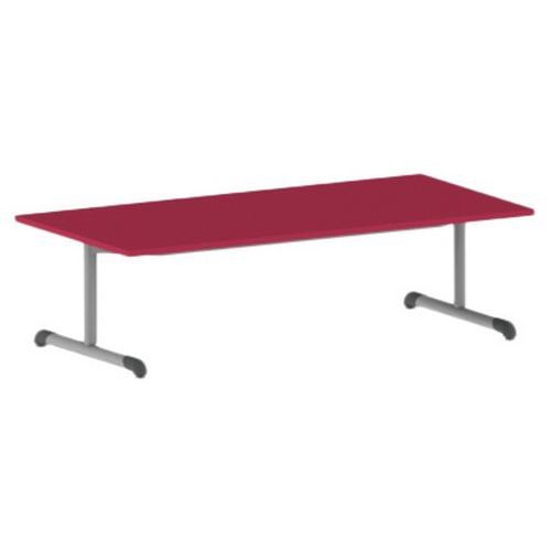 Table Bandana 160 x 80 cm fixe dégagement latéral stratifié Mobidecor - Image 6
